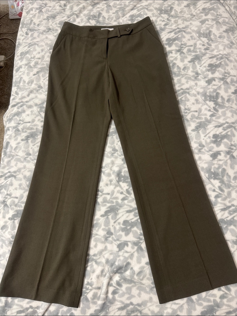 Calvin Klein Olive Dress Trousers